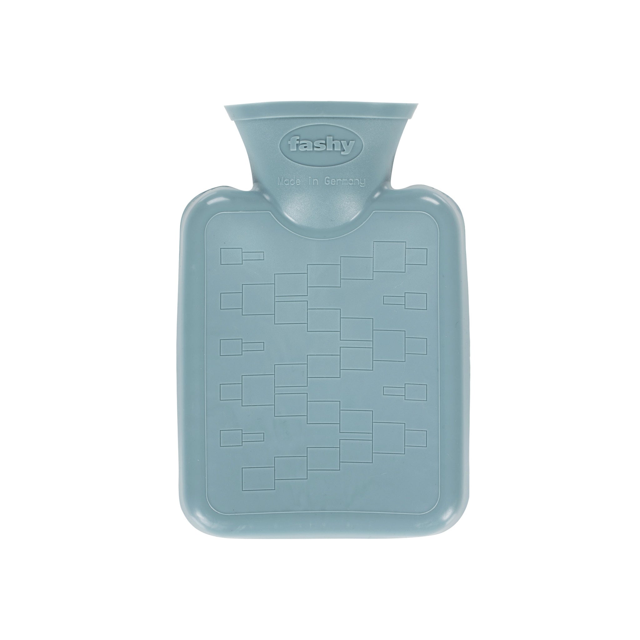 0.3 Litre Grey Blue Mini Hot Water Bottle Pocket Warmer