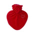 1 Litre Heart Shaped Hot Water Bottle with Velvet Heart Cover (rubberless)