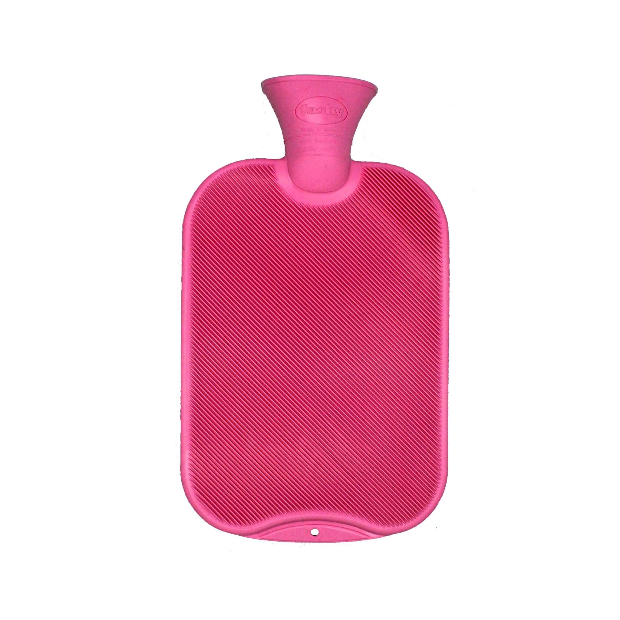 2 Litre Flamingo Single Ribbed Fashy Hot Water Bottle