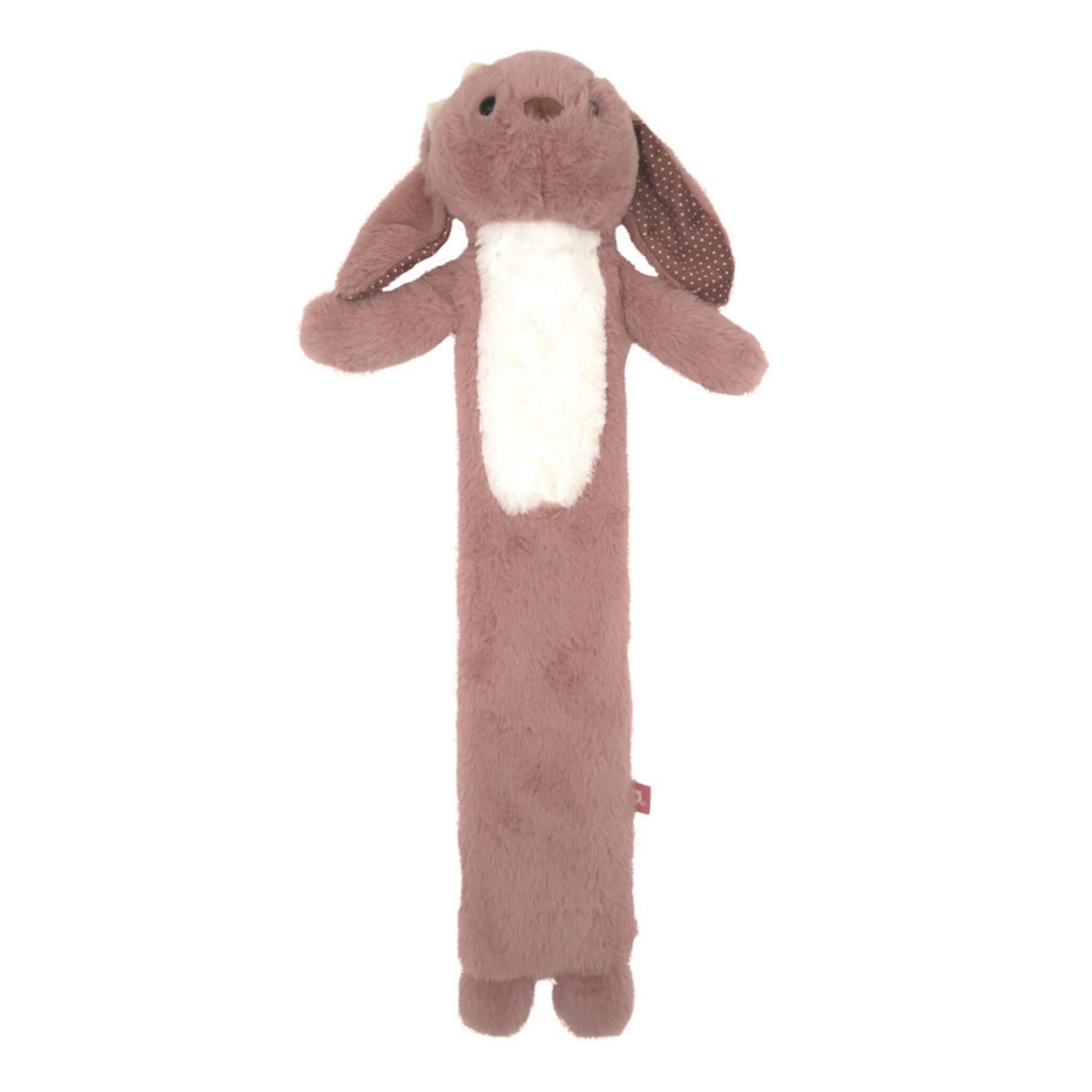 3D Midi Hot Water Bottle with Pink Bunny Faux Fur Cover