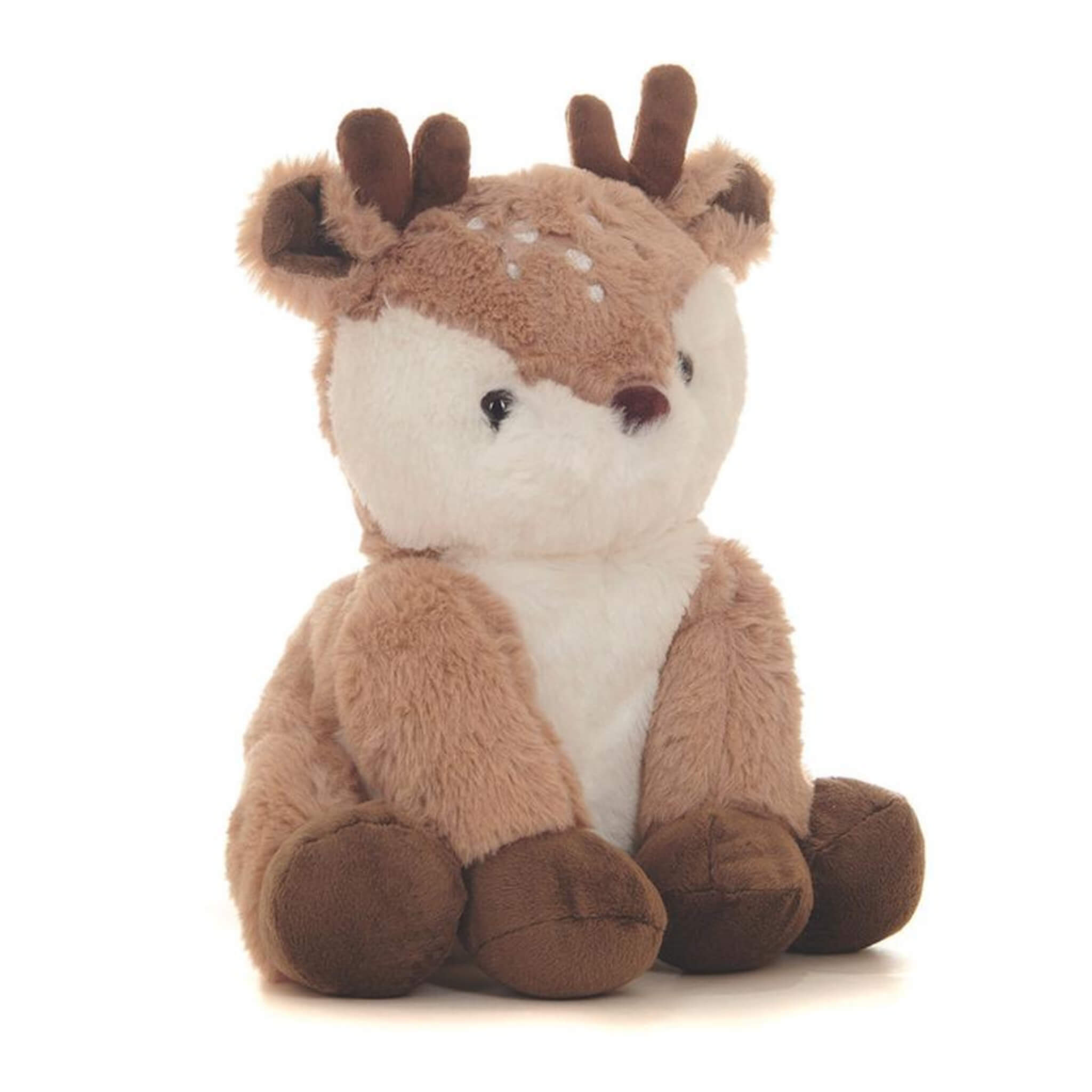 Reindeer Snuggable Hottie Heatable Animal Toy with Microwavable Pouch