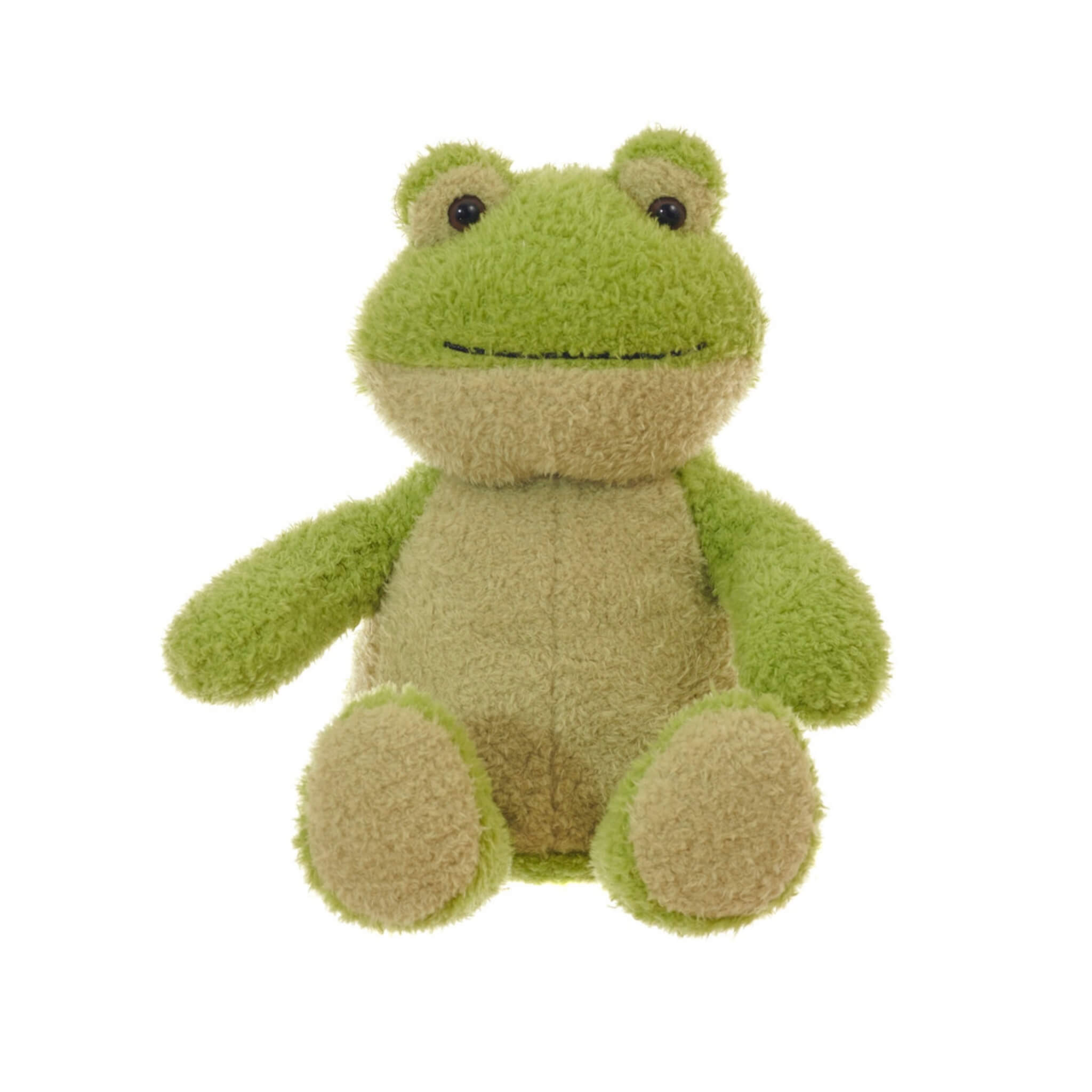 Frog Snuggable Hottie Heatable Animal Toy with Microwavable Pouch