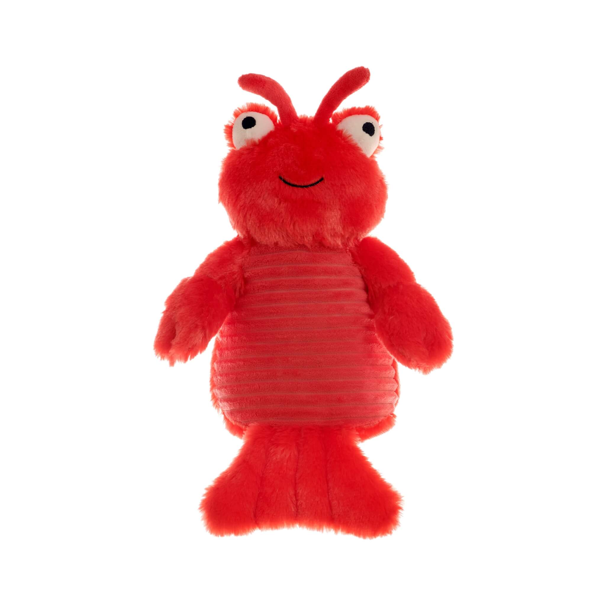 Red Lobster Snuggable Hottie Heatable Animal Toy with Microwavable Pouch